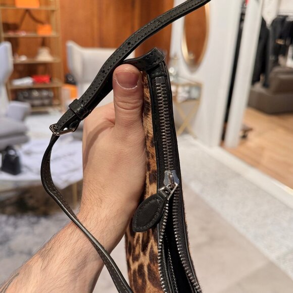 Alaïa Le Demi Leopard Print Calf Hair Bag - Picture 9 of 14